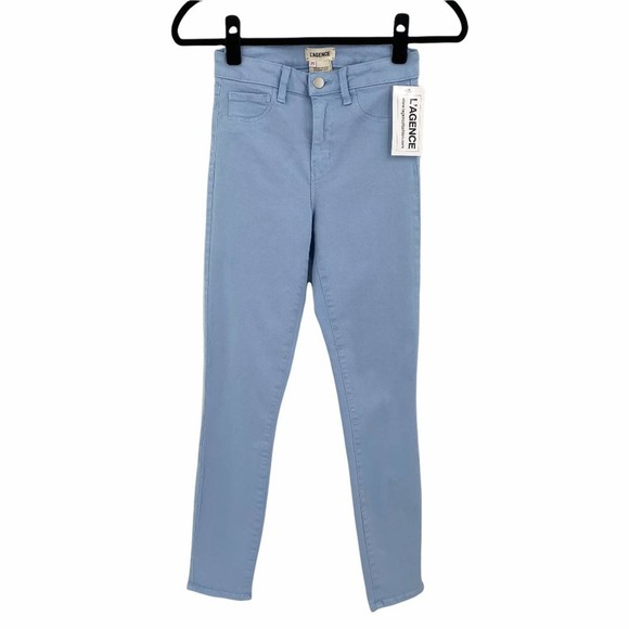 L'AGENCE Light Blue Ankle & Cropped Jeans - Picture 1 of 10